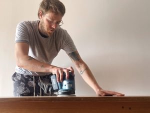 Stefen refinishing furniture